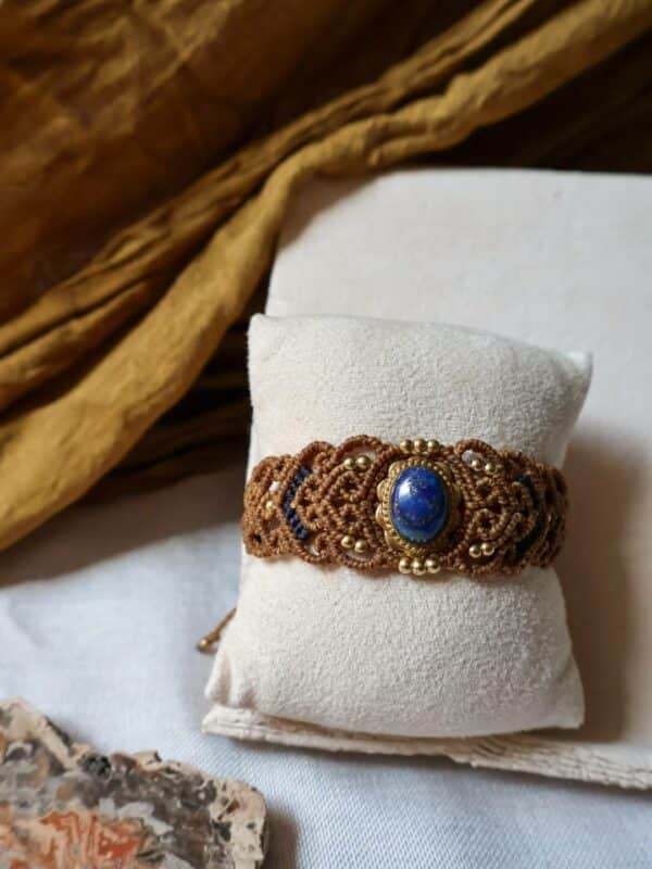 Bracelet en lapis lazuli